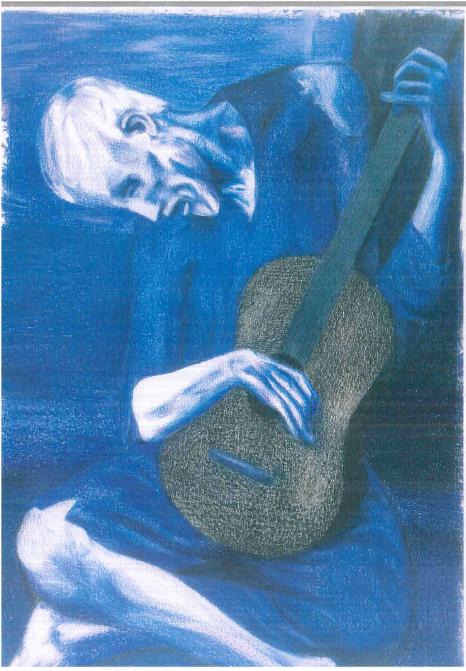 Pablo Picasso - vecchio chitarrista
